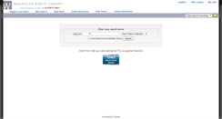Desktop Screenshot of catalog.waukeganpl.org